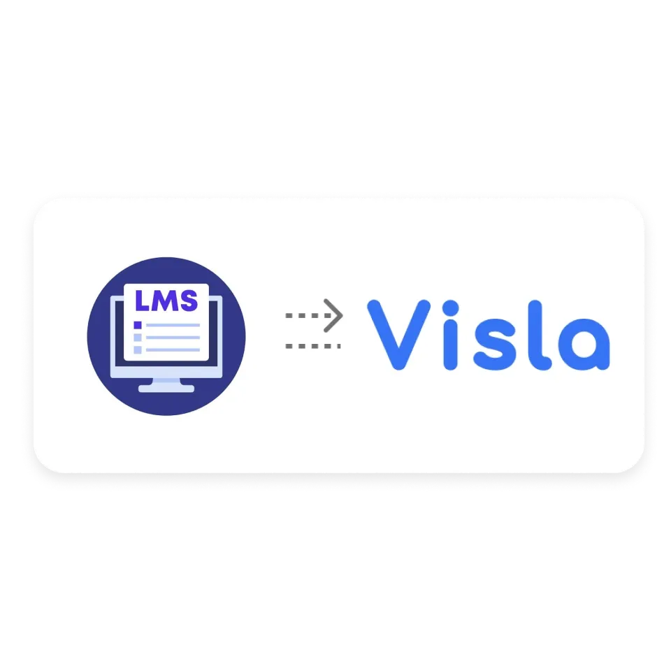 Visla scenario videos prepared for an interactive learning authoring tool to add learner choices and branching